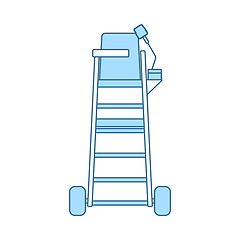 Image showing Tennis Referee Chair Tower Icon