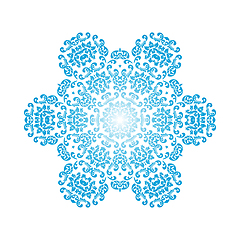 Image showing Circle Snowflake