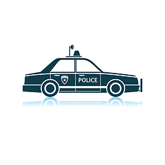 Image showing Police Car Icon