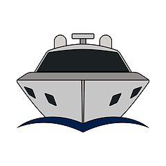 Image showing Motor Yacht Icon