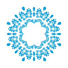 Image showing Circle Snowflake