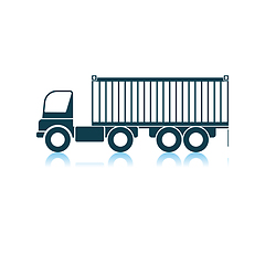 Image showing Container Truck Icon