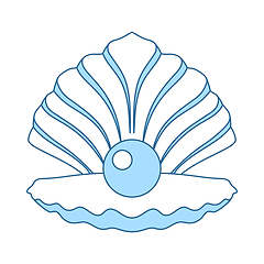 Image showing Open Seashell Icon