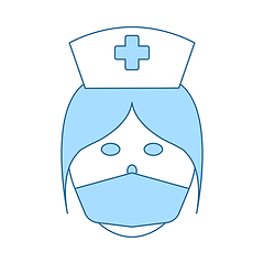 Image showing Nurse Head Icon