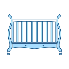 Image showing Crib With Canopy Icon