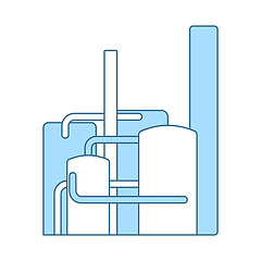 Image showing Chemical Plant Icon