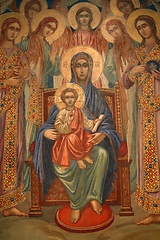 Image showing Blessed Virgin Mary with baby Jesus