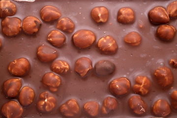 Image showing Chocolate with nuts