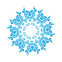 Image showing Circle Snowflake