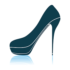 Image showing High Heel Shoe Icon