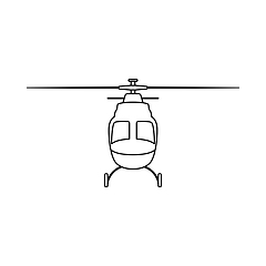 Image showing Helicopter Icon