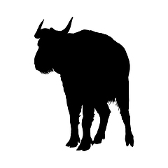 Image showing Bison Silhouette