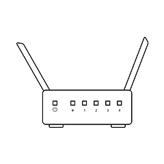 Image showing Wi-Fi Router Icon