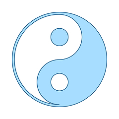 Image showing Yin And Yang Icon