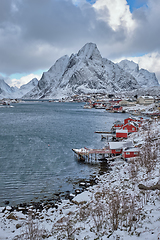 Image showing Reine fishing village, Norway