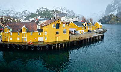 Image showing Nusfjord fishing village in Norway