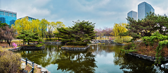 Image showing Yeouido Park in Seoul, Korea