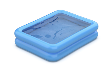 Image showing Rectangular paddling pool