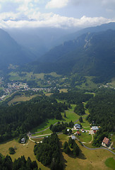 Image showing Aerial view Chartreuse valley