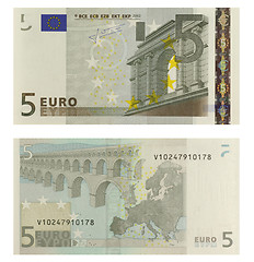 Image showing 5 Euro Banknote