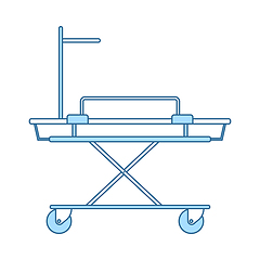 Image showing Medical Stretcher Icon