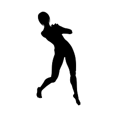 Image showing Naked sexy girls silhouette