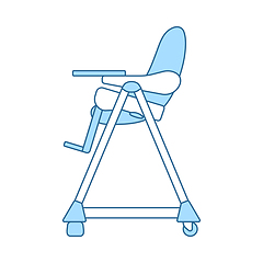 Image showing Baby High Chair Icon