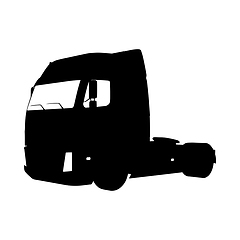 Image showing Truck Silhouette