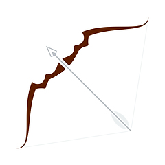 Image showing Icon Of Bow And Arrow