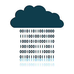 Image showing Cloud Data Stream Icon