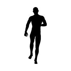 Image showing Standing Pose Man Silhouette