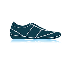 Image showing Man Casual Shoe Icon