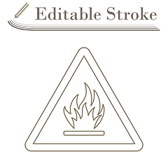 Image showing Flammable Icon