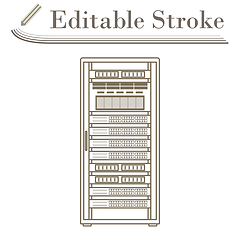 Image showing Server Rack Icon