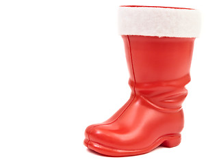 Image showing red christmas boot