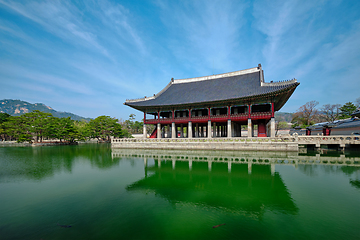 Image showing Gyeonghoeru Pavillion Royal Banquet Hall in Gyeongbokgung Palace, Seoul