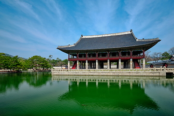 Image showing Gyeonghoeru Pavillion Royal Banquet Hall in Gyeongbokgung Palace, Seoul