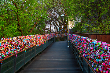 Image showing Love Locks at Namsan Seoul Tower