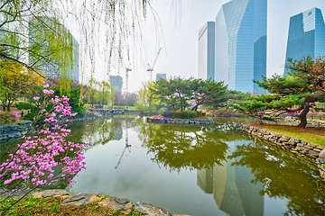 Image showing Yeouido Park in Seoul, Korea