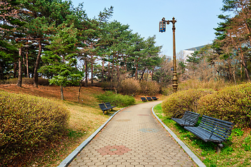 Image showing Yeouido Park in Seoul, Korea