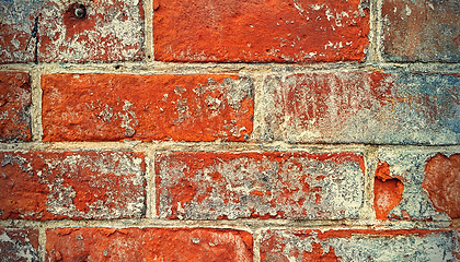 Image showing Texture of old brick wall