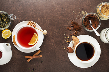 Image showing Coffee and tea time