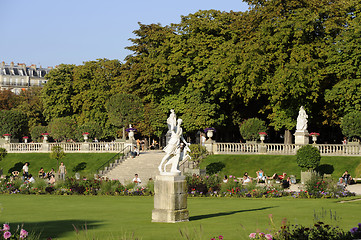 Image showing Luxembourg garden,Paris, France