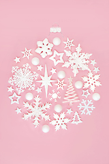 Image showing Fantasy Christmas Tree Ornament Round Shape Decoration