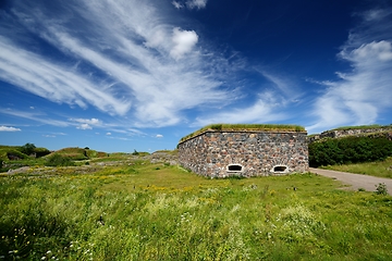 Image showing sea fortresses Suomenlinna near Helsinki in summer