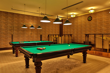 Image showing nice billiards room