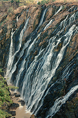 Image showing Ruacana Falls in Northern Namibia, Africa wilderness