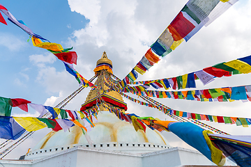 Image showing Boudhanath Stupa in Kathmandu, Nepal