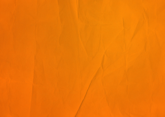 Image showing orange crumpled paper texture background