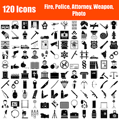 Image showing Set of 120 Icons